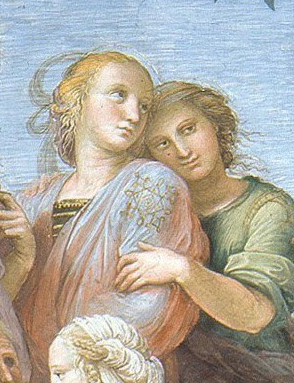 ClassicalAegis's tweet image. The Muses from Raphael's The Parnassus are breathtaking.
