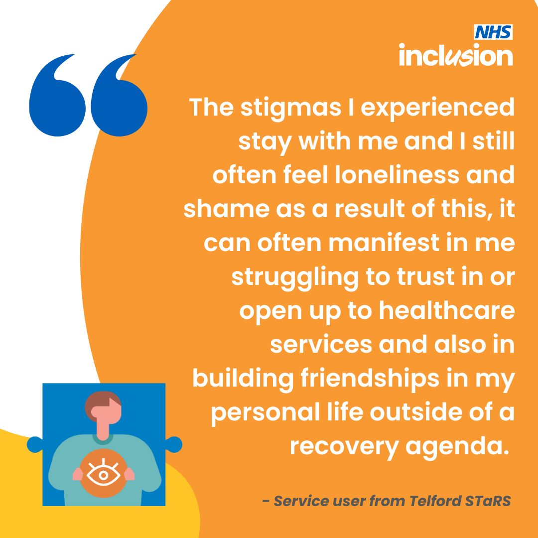 Recognising the part stigma has to play in our lives is so important, especially when in recovery. 

In our latest article, Chris, Service Manager at <a href="/TelfordSTaRS/">Telford STaRS</a> discusses stigma, and how it impacts service users.

Read the article here➡️ orlo.uk/3ioky