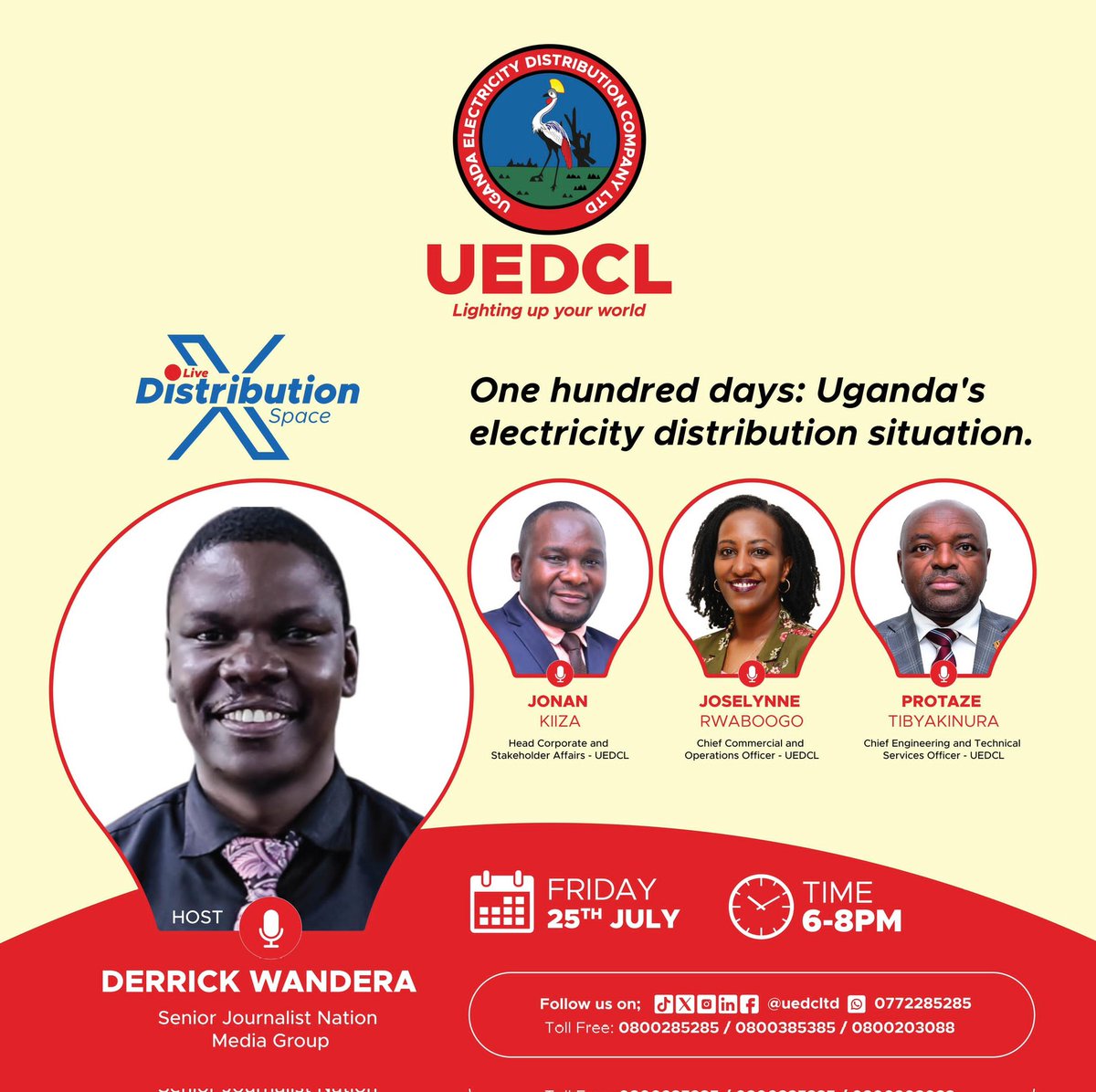 derrickwandera2's tweet image. Tomorrow at 6pm-8pm, I will be hosting @UEDCLTD on these streets via @swiftpub. Please get tuned in to ask your electricity questions to the distributors. Is your power or off, let's get to know why.