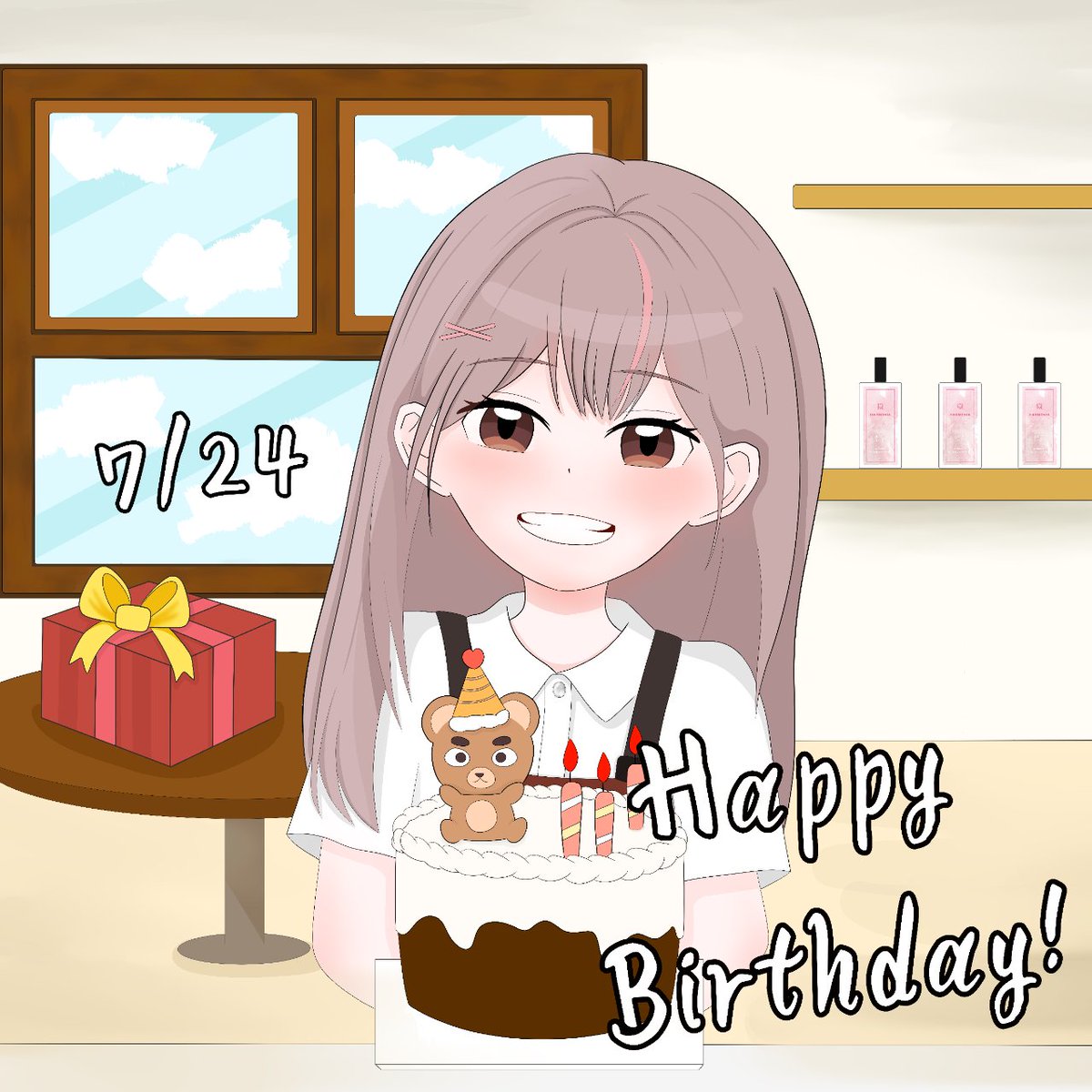 #마이곰이 
7/24, 25년도의 곰이님 생일을 축하합니다!