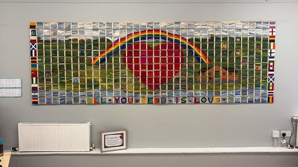 The Action Group (@theactiongroup_) on Twitter photo Our tapestry is unveiled! Just as <a href="/PaulMcCartney/">Paul McCartney</a> said ‘all you need is love’. A beautiful creation - 432 individually crafted squares joined together, hand made by people at The Action Group. #WeavingACommunity Our tapestry is unveiled! Just as <a href="/PaulMcCartney/">Paul McCartney</a> said ‘all you need is love’. A beautiful creation - 432 individually crafted squares joined together, hand made by people at The Action Group. #WeavingACommunity