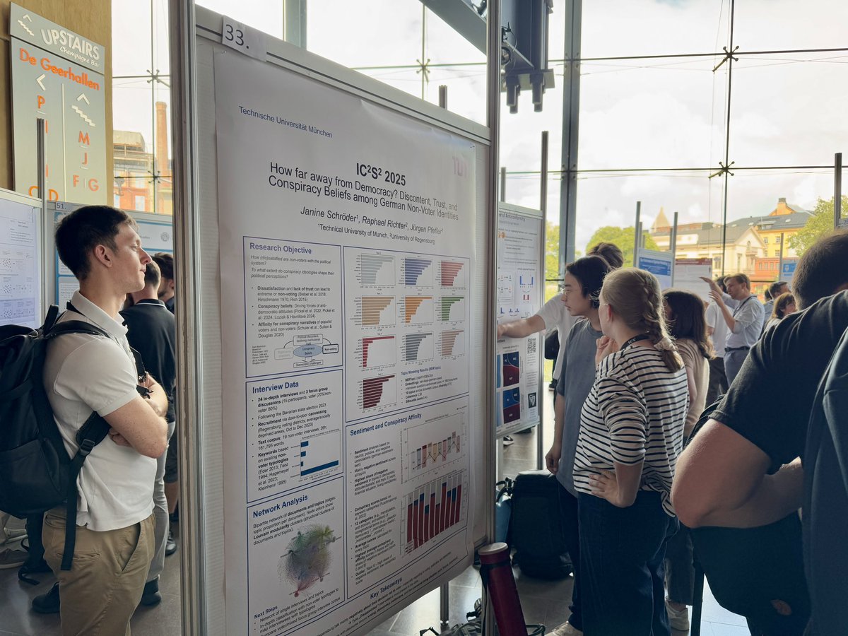 IC2S2's tweet image. The final poster session is now. Drop by, exchange ideas, and join the lively discussion! #ic2s2