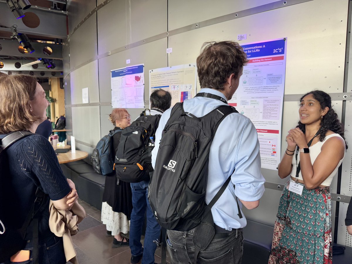 IC2S2's tweet image. The final poster session is now. Drop by, exchange ideas, and join the lively discussion! #ic2s2