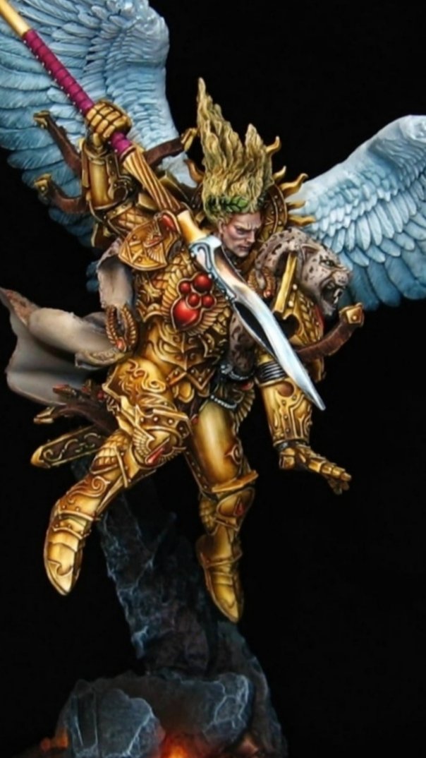 kpminis's tweet image. More views of my most recently finished project: Sanguinius, Primarch of the Blood Angels Legion. It's definitely one of the best models I've ever painted and I hope you'll like it as much as I do
.
#PaintingWarhammer #warhammercommunity