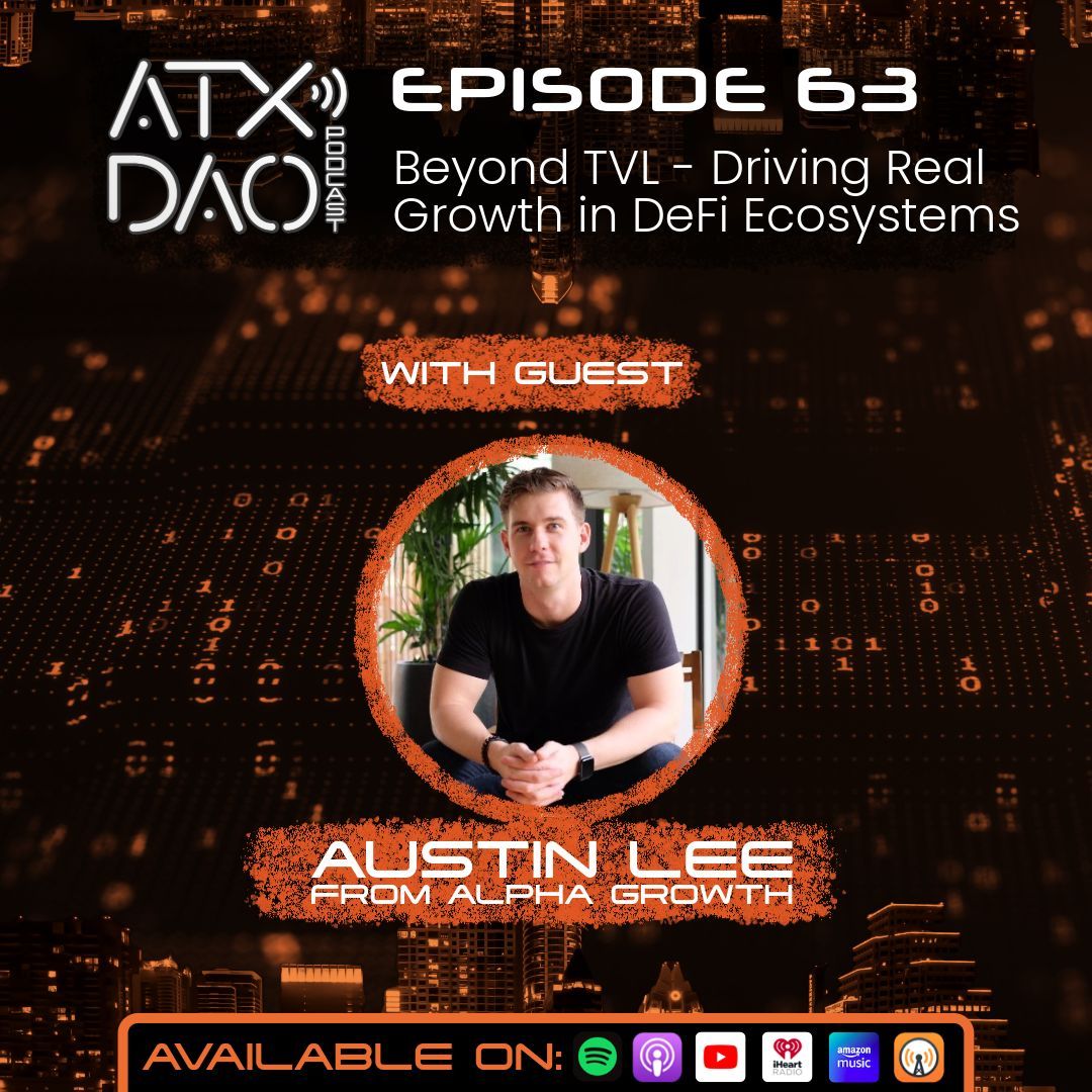 ATXDAO's tweet image. What does real DeFi growth look like?
We sat down with @Beawesomelee to talk through the strategies behind launching ecosystems, incentivizing liquidity, and going beyond TVL.
🎧 Listen to the episode: buff.ly/0zUA4Z2