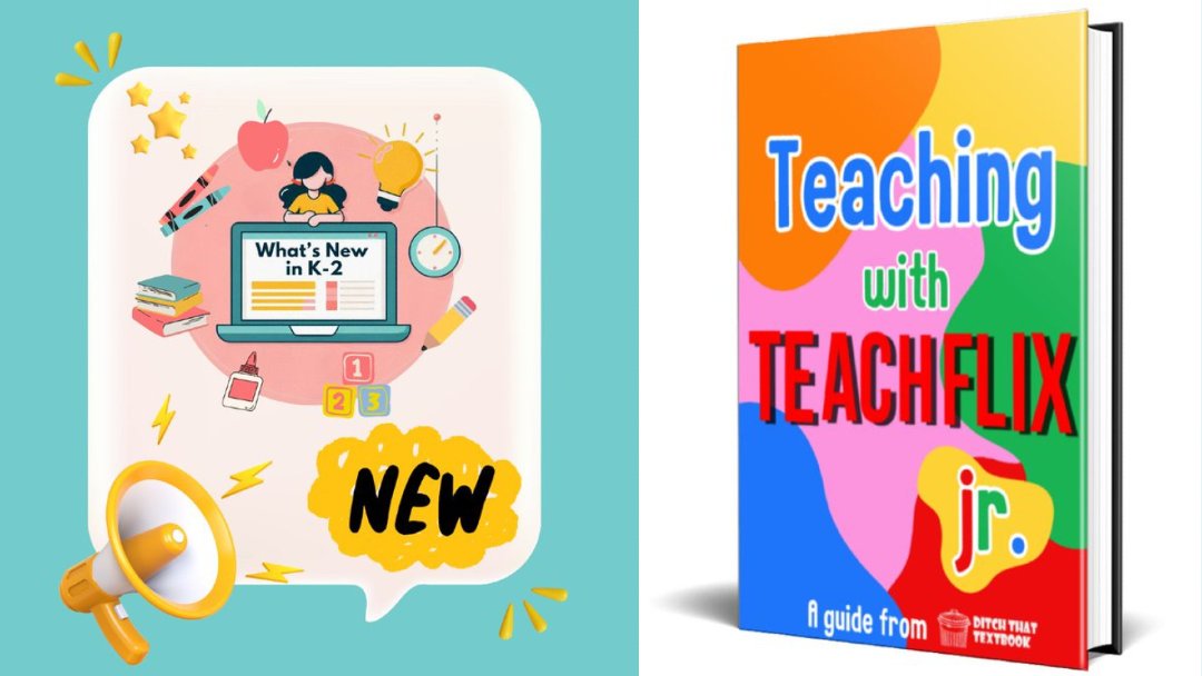 DitchThatTxtbk's tweet image. Calling all K-2 Teachers! 🍎📚
Get ready for What's New in K-2! A brand NEW newsletter from Ditch That Textbook with tips, tools, templates, Teachflix Jr resources & more just for YOU.
Launching in Aug, subscribe for free and snag this ebook NOW!
➡️ k-2teachers.com/subscribe