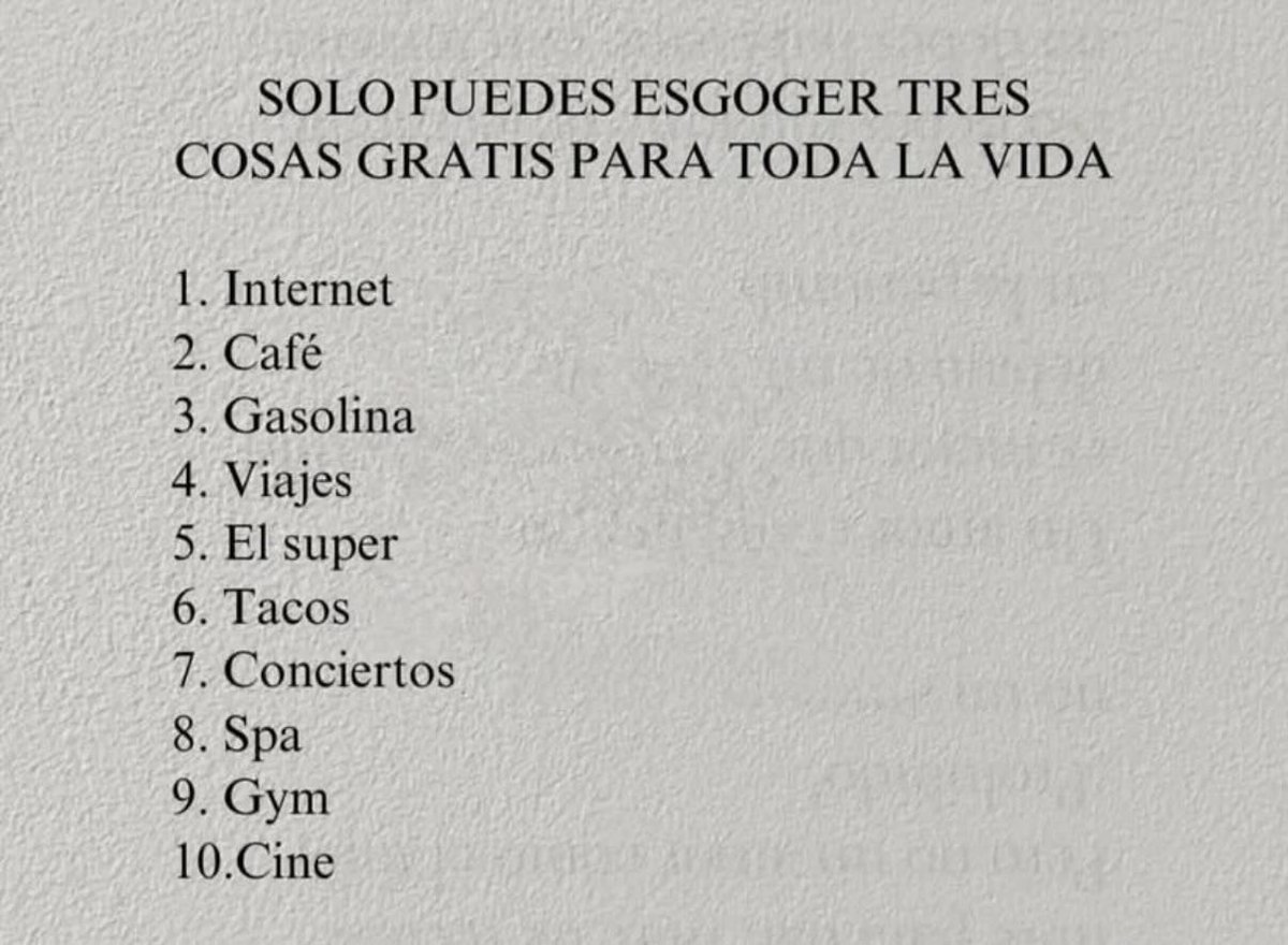 FatimaAlanismx's tweet image. Veamos
Viajes, tacos y conciertos.
Con eso tengo más que arreglada casi la vida 😇