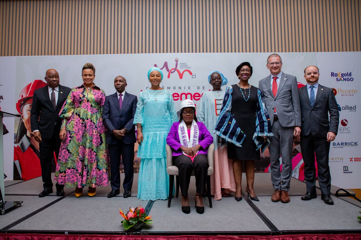 👷🏾‍♀️ Félicitations à Women in mining Côte d'Ivoire pour votre lancement!

Une étape inspirante pour la diversité et l'inclusion dans le secteur minier ivoirien.

Plus de femmes = une richesse de perspectives, d'innovations et contribue à des pratiques plus responsables et durables.