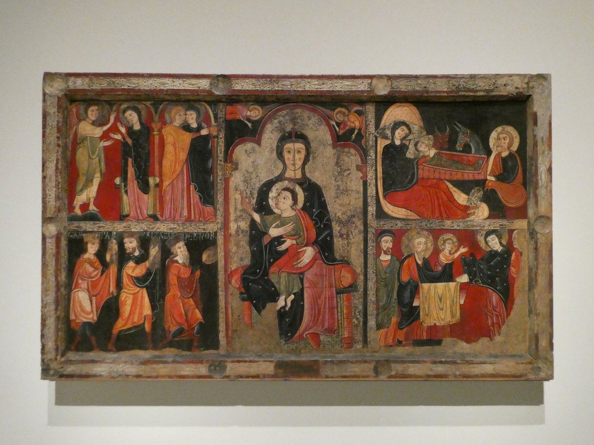 Romànic Català (@romaniccatala) on Twitter photo 1. FRONTALS PINTATS
Aclariment: un frontal d’altar NO equival a un retaule. La majoria de pintures sobre fusta que podem trobar al <a href="/mevmuseu/">MEV, Museu d'Art Medieval</a> o el @museunac_cat són frontals i no pas retaules, ja que hom pensa que cobrien la part davantera de l’altar, com unes estovalles. 1. FRONTALS PINTATS
Aclariment: un frontal d’altar NO equival a un retaule. La majoria de pintures sobre fusta que podem trobar al <a href="/mevmuseu/">MEV, Museu d'Art Medieval</a> o el @museunac_cat són frontals i no pas retaules, ja que hom pensa que cobrien la part davantera de l’altar, com unes estovalles.