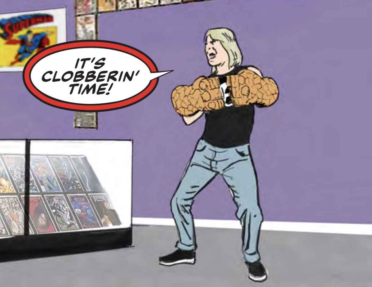 nandorfox's tweet image. “We can be heroes, just for one day.”
The love for Lee and Kirby’s first family runs deep in the pages of MAN-CHILD.
Looking forward to seeing the movie tonight!
#FantasticFour