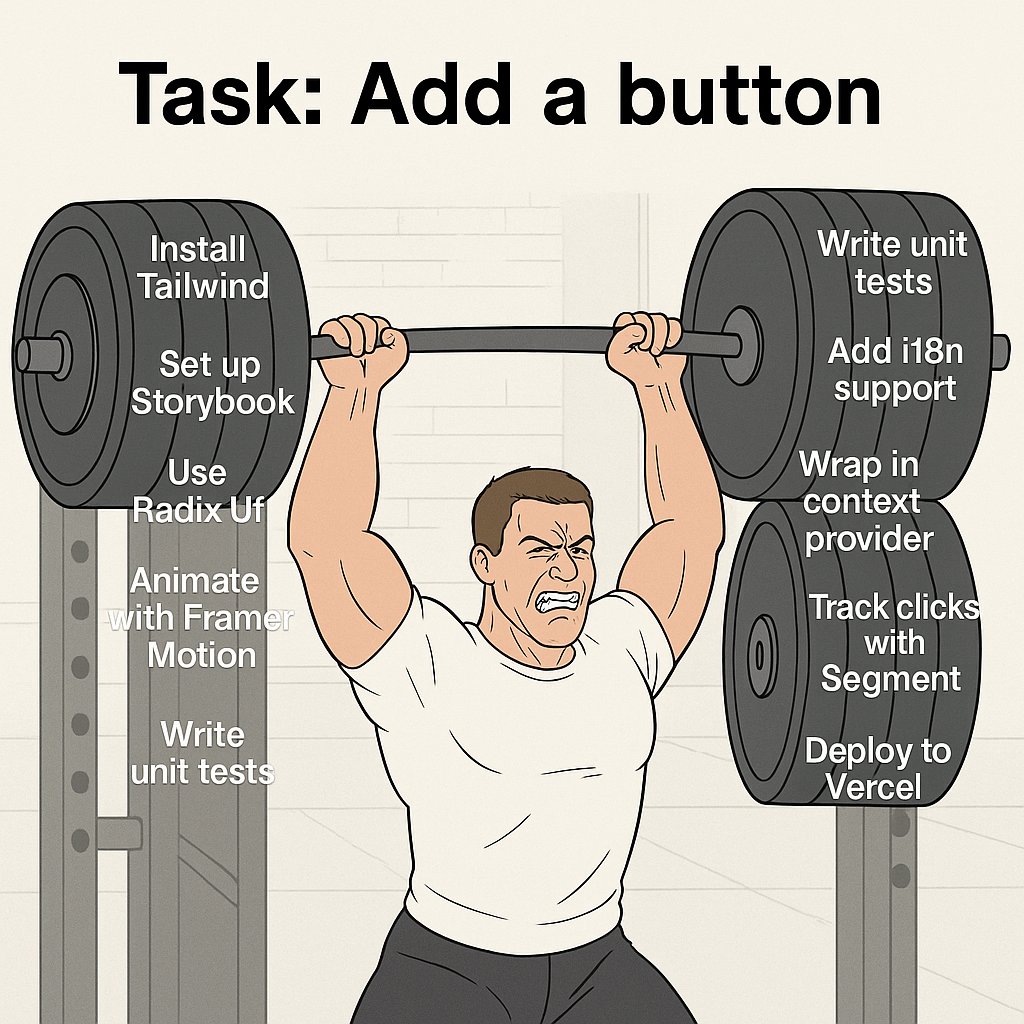 RootnodeApp's tweet image. For your first set, lift the rack, the bar bell, and all the weights and throw them out the window.
Only 1 rep 😅
