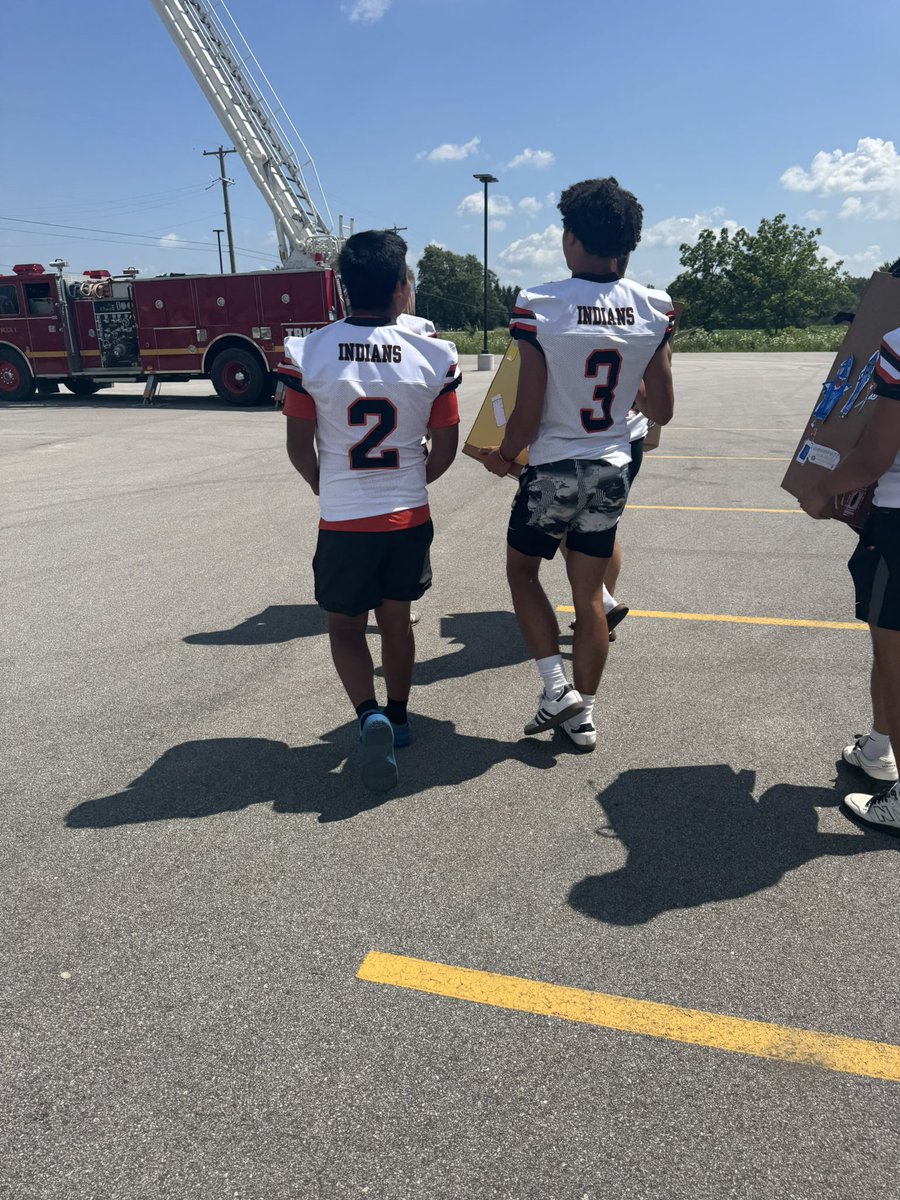 “Sports do not build character. Sports reveal character”. Our program strives to demonstrate the highest of character!!! Thank you Garber for letting us be apart of this great event!!! We always appreciate the support and we want to make everyone proud of us! Go Indians!!!
