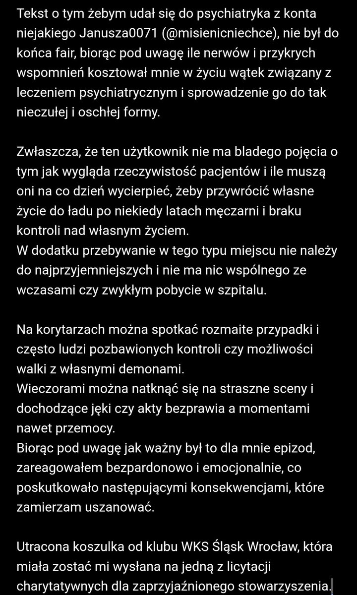 UroborosLFC's tweet image. Dobry wieczór, czekali ponoć fani.
Na koniec parę słów ode mnie odnośnie powstałego zamieszania związanego z moją skromną osobą i krótkie wyjaśnienie tych najważniejszych kwestii.
Nie zaprzątajcie sobie nią zbyt długo głowy, bo nie od dziś wiadomo, że mieszkam tam za darmo.
Nara.