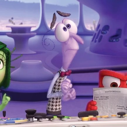 "Wait...Where are-Where's everyone else?"

"Why am-OH NO! I CAN'T RUN TH-I CAN'T DO THIS ALONE!"

"AH! OKAY! OKAY JUST UUHHH...Okay...Okay Fear...Breaaathe....Remember what Joy always says......."