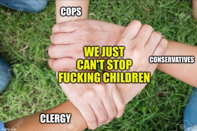 dishgirl4's tweet image. Why do you constantly protect paedophiles, especially the #PaedoPresident? Oh, right, you're all GOPiggies, and you just can't stop fucking little children!