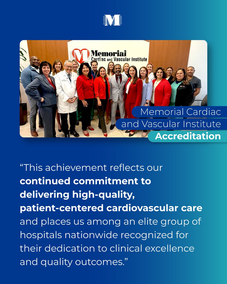mhshospital's tweet image. We’re proud to be the first in South Florida, and only the third in Florida, to earn the ACC’s HeartCARE National Distinction of Excellence. 💙 A testament to our team’s expert, patient-centered heart care.
🔗: mhs.net/news/2025/07/m…