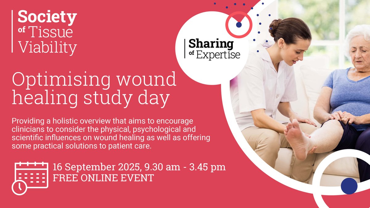 Looking to top up your NMC REVALIDATION hours before the end of the year?
🆓 Join our FREE Optimising Wound Healing study day!
 ✔️ Up to 5 hours of participatory learning
 ✔️ Expert-led content
 ✔️ Practical interventions you can apply right away
📆 16 Sept 2025
 🎟️ Secure your