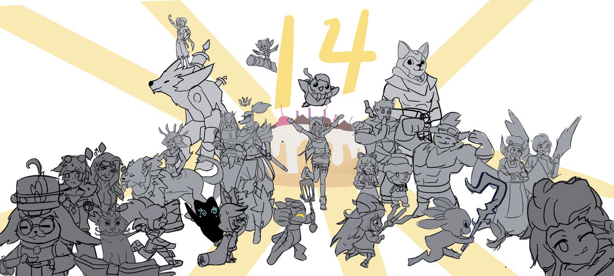 YanwenSesame's tweet image. This will be a long-term job I can probably draw over 40 champions, which other champions would you like to join? :3
#lol #leagueoflegends