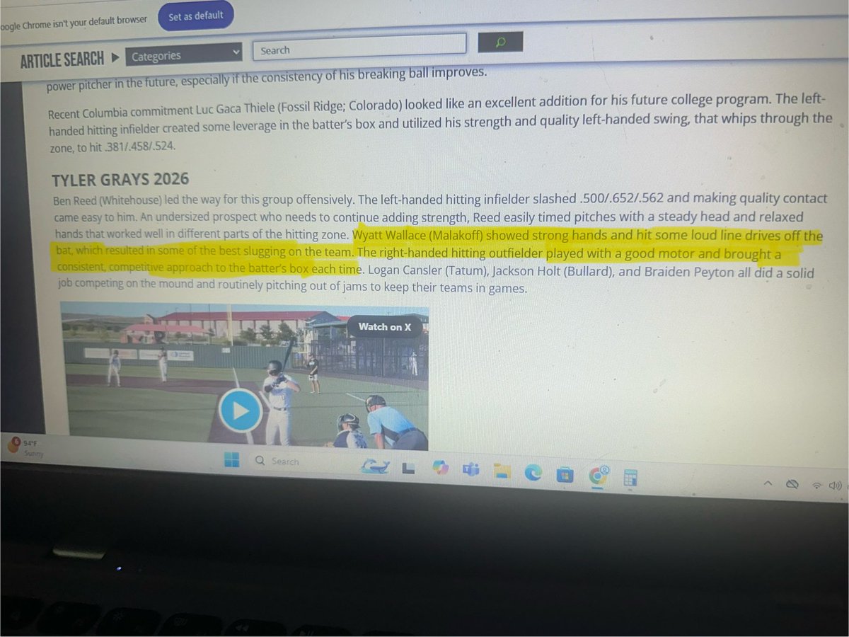Wyatt Wallace (@wyattwallace37) on Twitter photo Thank you for the write up <a href="/DustinLMcComas/">Dustin McComas</a>! <a href="/Brewsterc29/">Chase Brewster</a> <a href="/lance_farrell/">Lance Farrell</a> <a href="/touchet_trent/">Trent Touchet</a> <a href="/dcbritt26/">Daniel Britt</a> <a href="/Cody_Sewell10/">Cody Sewell</a> <a href="/Tyler_GRAYS/">Tyler GRAYS Baseball</a> Thank you for the write up <a href="/DustinLMcComas/">Dustin McComas</a>! <a href="/Brewsterc29/">Chase Brewster</a> <a href="/lance_farrell/">Lance Farrell</a> <a href="/touchet_trent/">Trent Touchet</a> <a href="/dcbritt26/">Daniel Britt</a> <a href="/Cody_Sewell10/">Cody Sewell</a> <a href="/Tyler_GRAYS/">Tyler GRAYS Baseball</a>