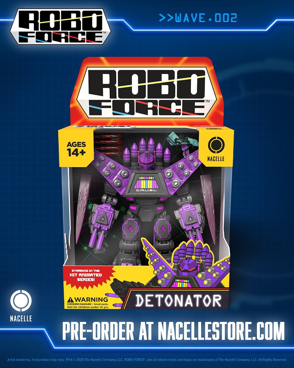 ActionActionFig's tweet image. Robo Force [Wave 2] Detonator!

PO: ee.toys/2UO1ST 

#ActionFigure #ActionFigures #RoboForce #Detonator #Nacelle