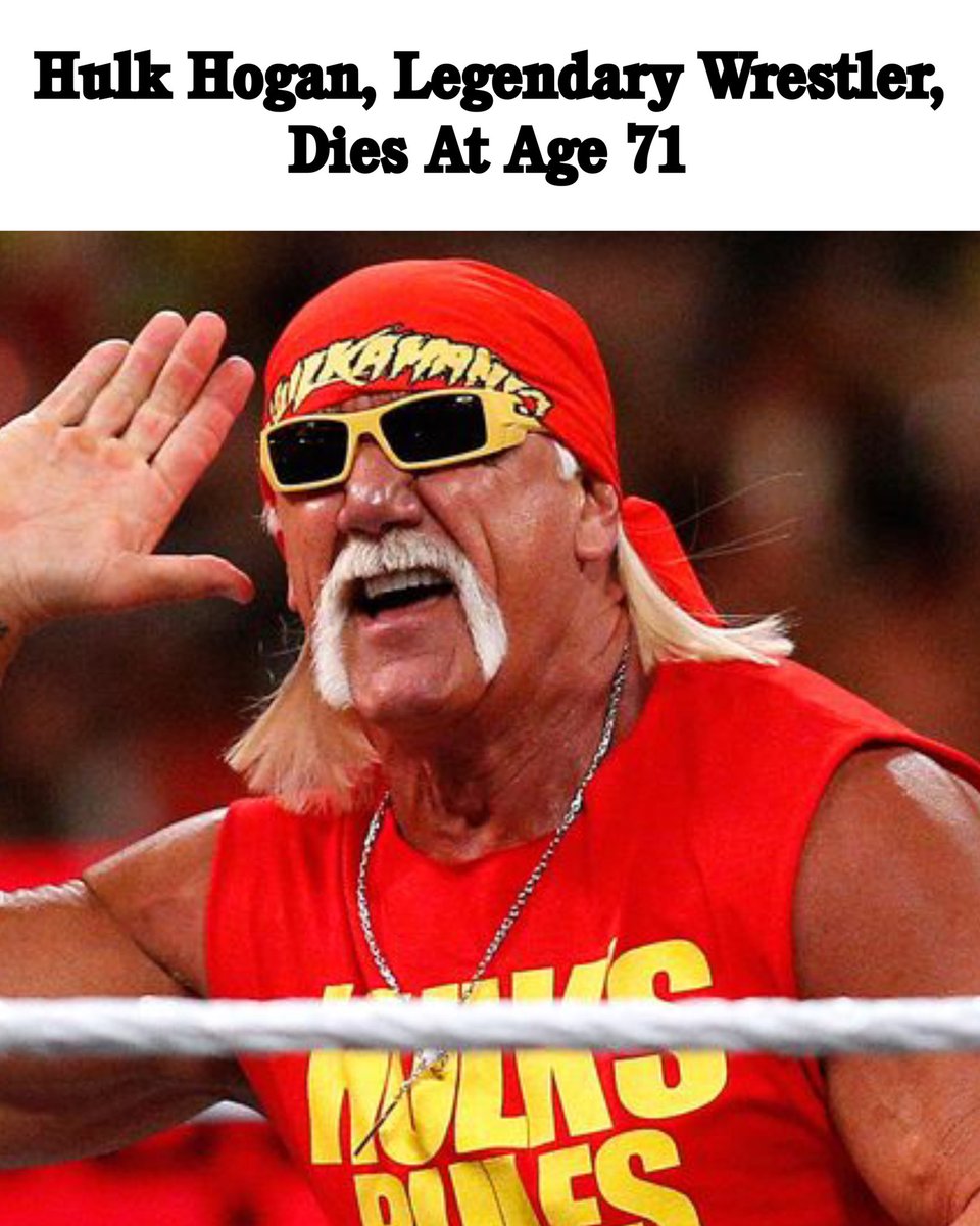 NairobiGossips's tweet image. Hulk Hogan, Legendary Wrestler, Dies At Age 71