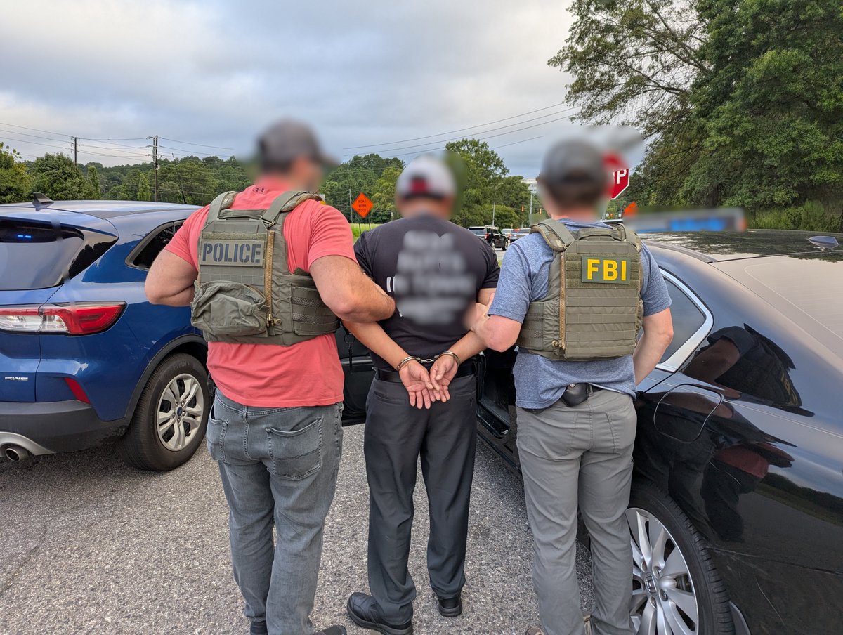 FBI's tweet image. Defending the homeland starts with strong partnerships and cutting-edge enforcement. That’s why FBI teams nationwide, like those seen here in Alabama, are ramping up efforts with the Department of Homeland Security and the United States Department of Justice. We're using advanced…