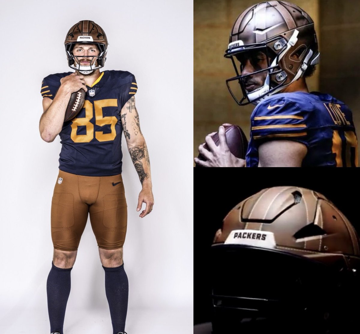TheSports_Shift's tweet image. Rate the Green Bay Packers new alternate uniforms from 1-10