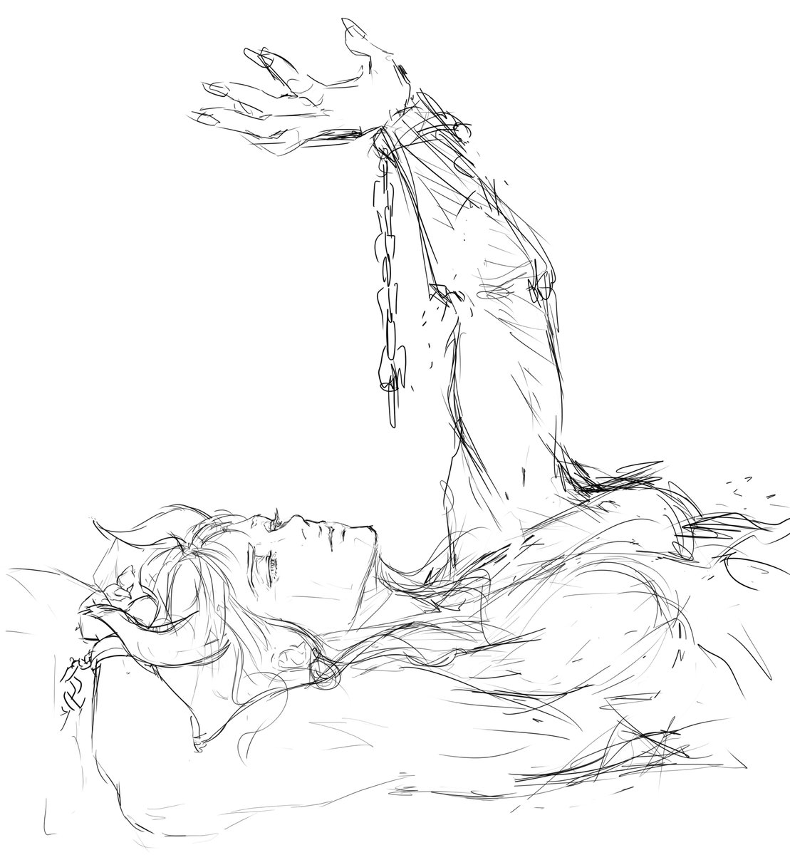 AtomicClover's tweet image. taking a break from coloring to give yamato the angsty bishonen treatment (why have I not done this before he's so pretty)