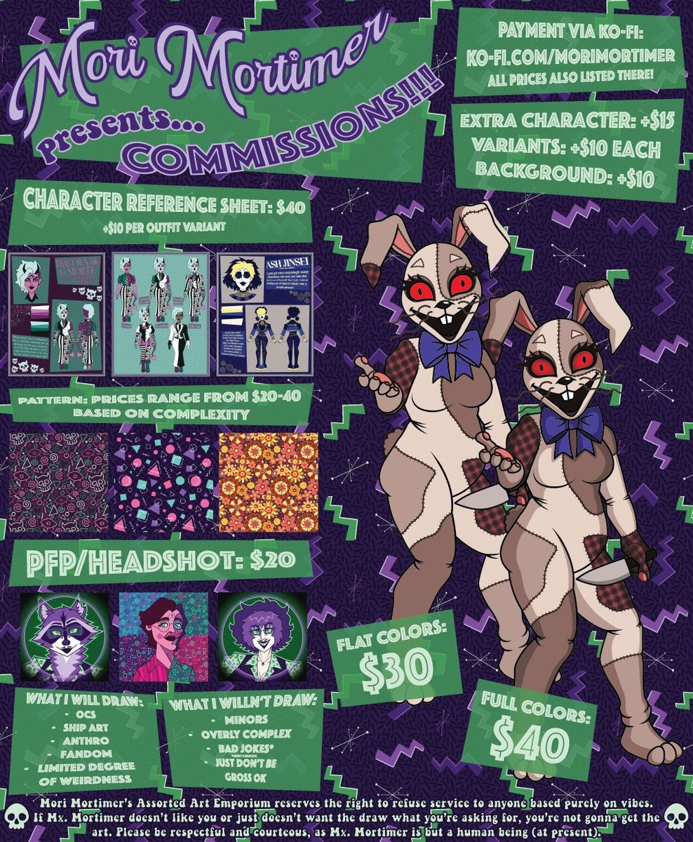MoriMortimer's tweet image. reposted the wrong comms, i am the stupid!!!