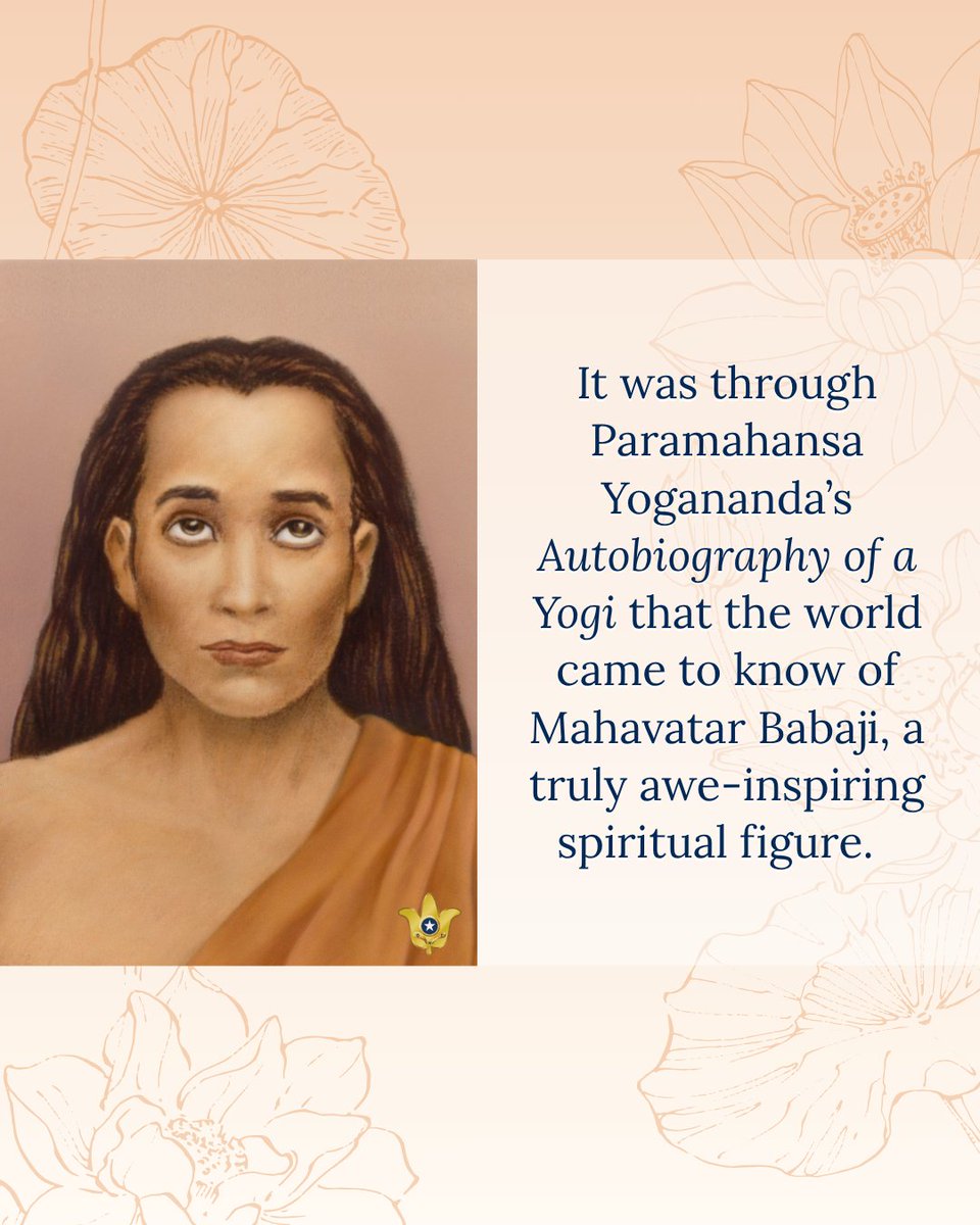 srfyogananda's tweet image. It was through Paramahansa Yogananda’s “Autobiography of a Yogi” that the world came to know of Mahavatar Babaji, a truly awe-inspiring spiritual figure. 

Babaji is the great soul who revived in this modern age the ancient science of Kriya Yoga, and is the supreme guru in the…