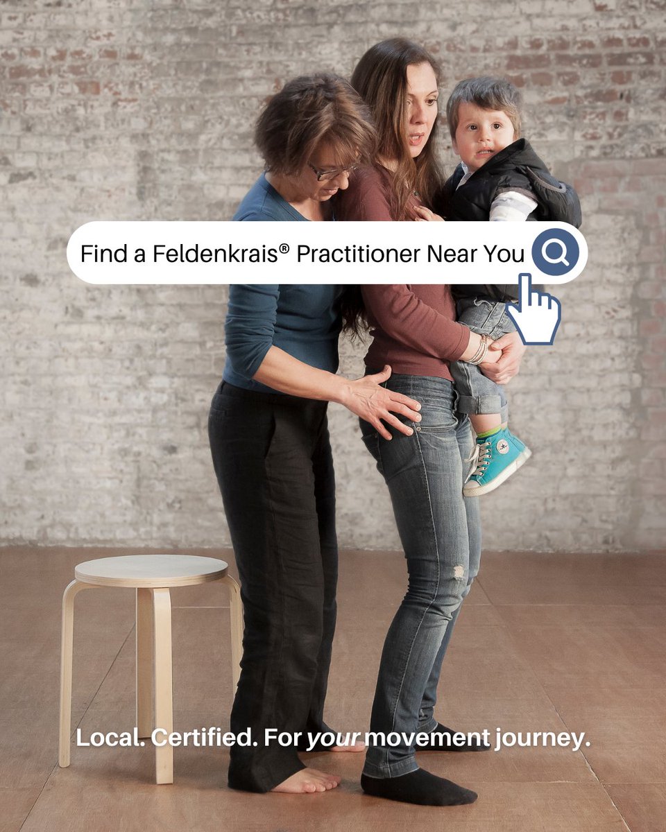 Looking for a Feldenkrais® Practitioner near you?
Search by zip code &amp; connect with certified professionals offering in-person or online sessions.
For pain relief, better movement &amp; lifelong learning.
👣 Start here: feldenkrais.com/practitioner-s…
#Feldenkrais #SomaticHealing