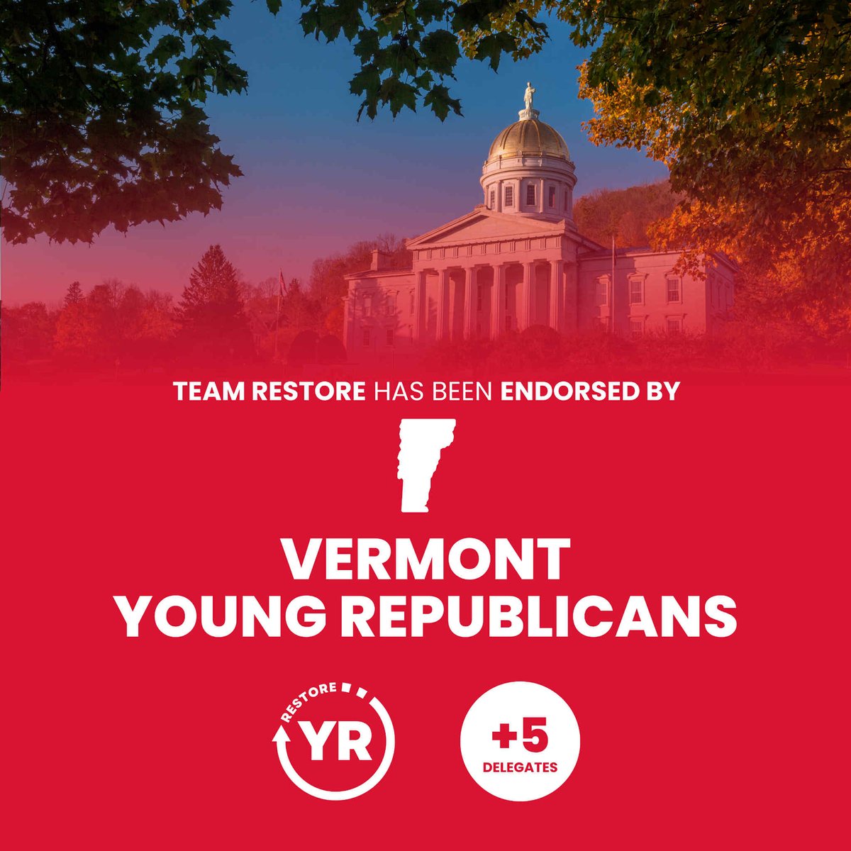 vtyrnf's tweet image. Vermont is headed to #YRNC2025 with a FULL delegation, and today we’re proud to reaffirm our endorsement of @RestoreYR - the only slate that has offered a plan to empower state and local chapters of all sizes!
We can’t wait to support @PeterGiunta and #TeamRestore! @yrnational