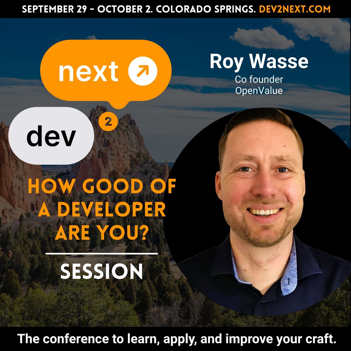 dev2next's tweet image. Forget whiteboards and compiler trivia. Attend @roywasse's talk at dev2next which explores a new, science-backed way to assess actual Java development skills, with a live demo 🚀
dev2next.com/speaker/ae7ec2…
🎟️ dev2next.com
👀 Use the code JOIN-ROYW-50OFF for a discount!