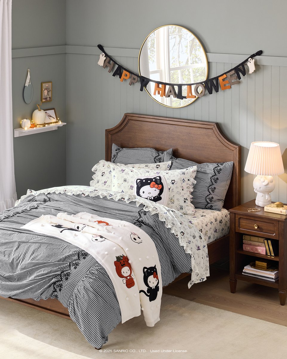 hellokitty's tweet image. It's summerween ππ» New Hello Kitty and Friends collection is available now at Pottery Barn Teen: bit.ly/44OIW7O
