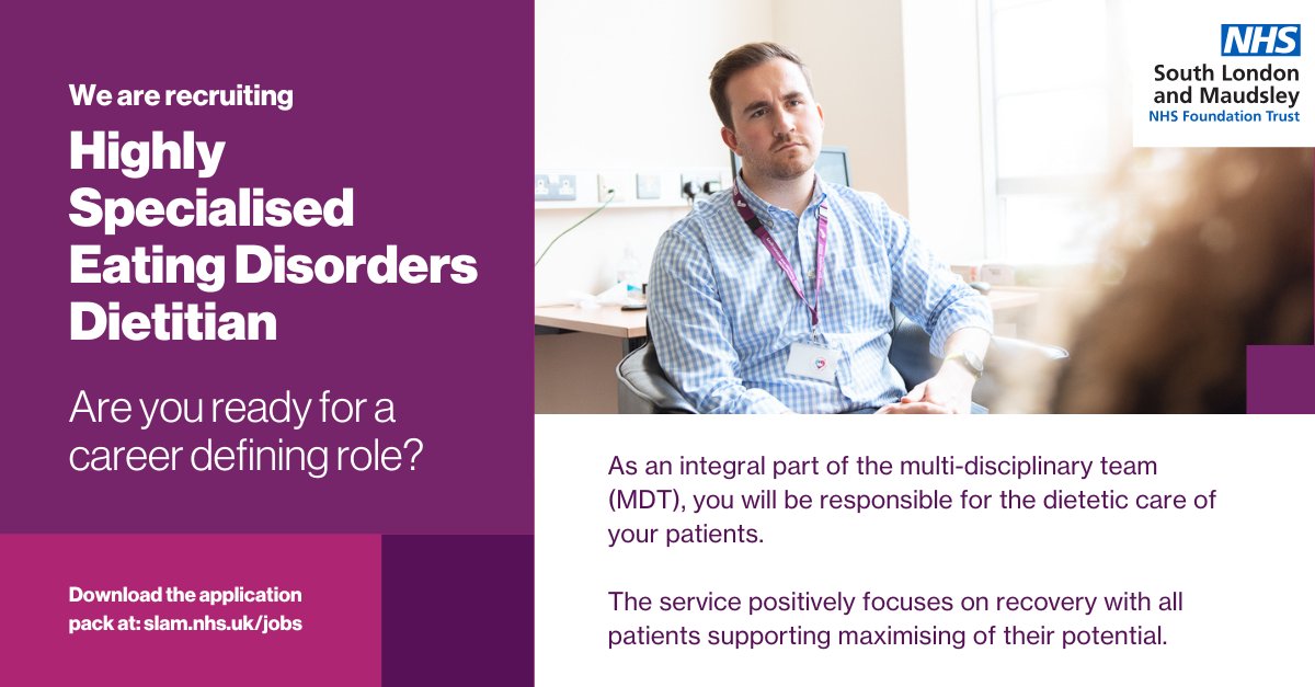MaudsleyNHS's tweet image. 💜 If you're passionate about person-centred care, explore these rewarding roles and help make a lasting difference in the lives of our service users.
Find out more: ow.ly/Bb0M50WuFkA
#NHSJobs #PersonCentredCare #MentalHealthNursing