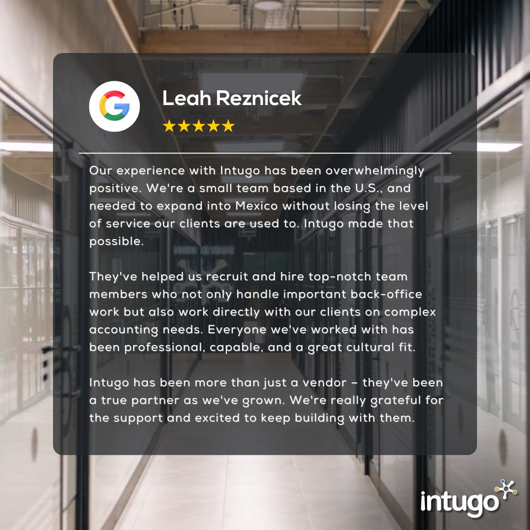 IntugoUS's tweet image. This kind of feedback says a lot.

Building something across borders isn’t simple. Knowing we helped keep things running the way they needed to — that makes it worth it.

Grateful for the trust, and proud of what’s been done so far. 🙌