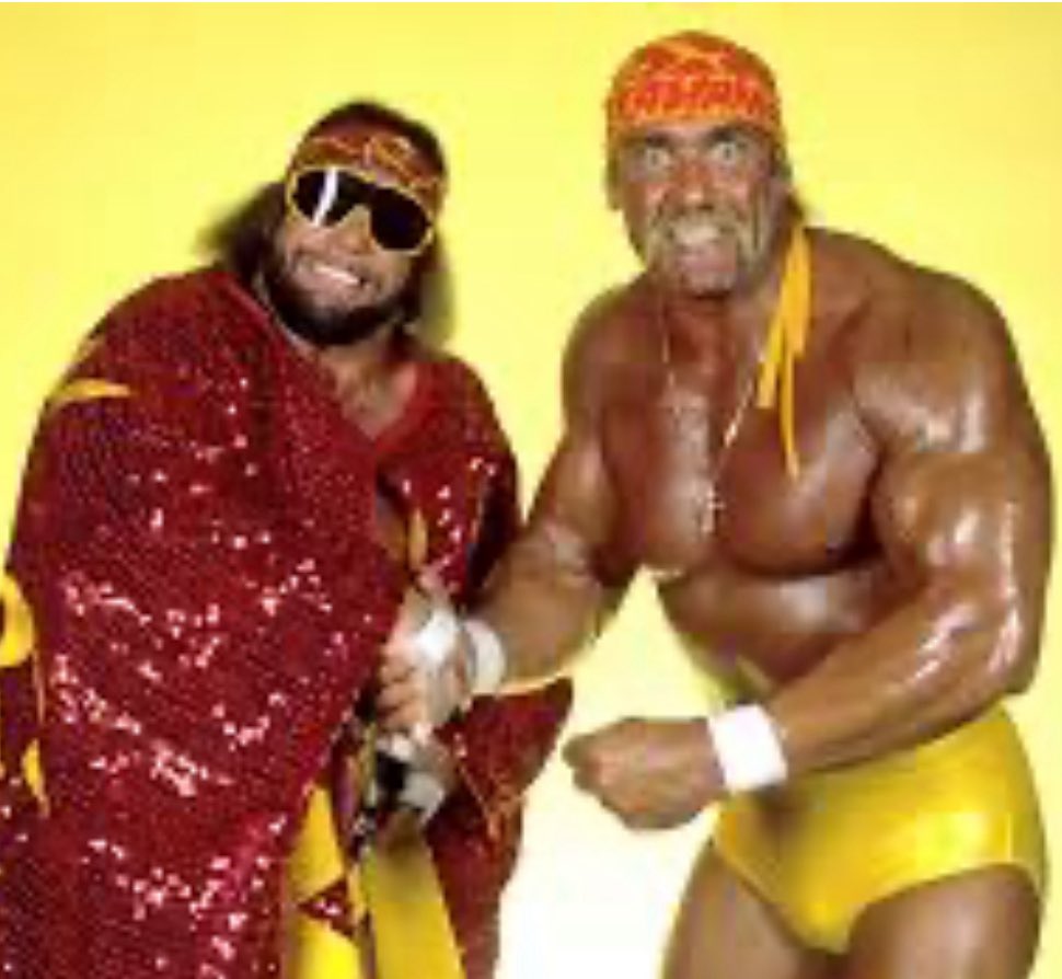In 1968, Terry Bollea led the West Tampa Little League in home runs. 

In 1974, Randy Poffo played for the Reds Single-A affiliate, the Tampa Tarpons. 

They dreamed of being MLB players.

Instead they became Hulk Hogan and Randy “Macho Man” Savage.