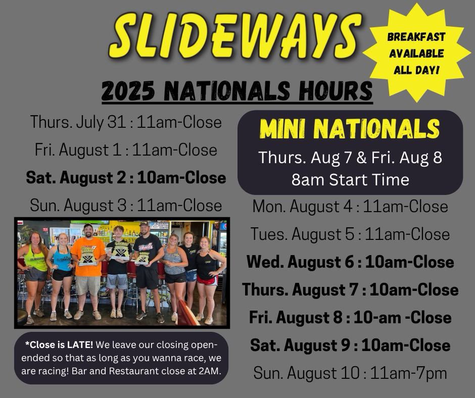 One week til all the fun begins!

Who’s coming for all 10 days of racing!?!