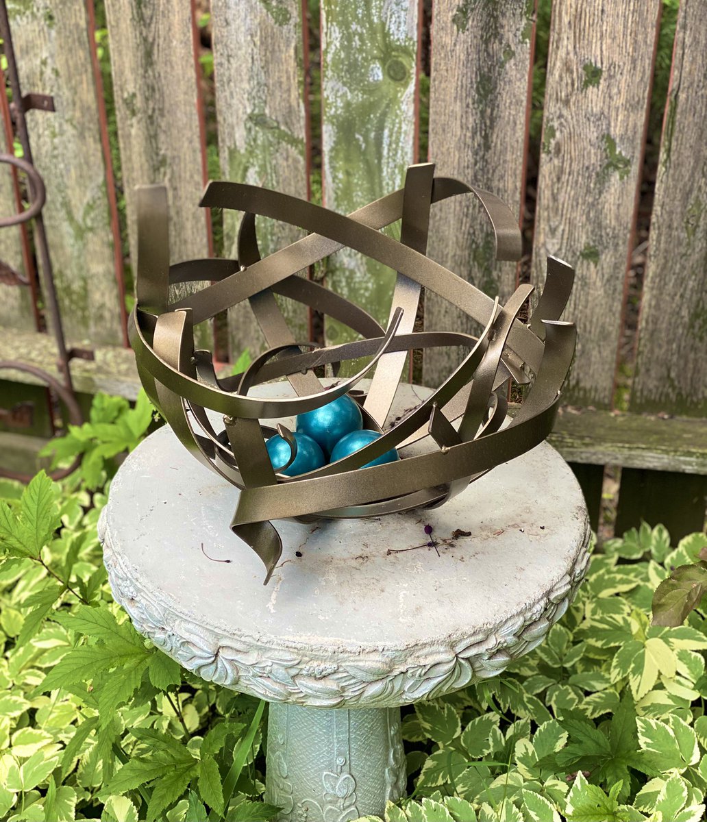 slav_metalurges's tweet image. A gentle reminder that this giant garden “Nest” is still available. It’s in my garden for now but I think it should be in yours.