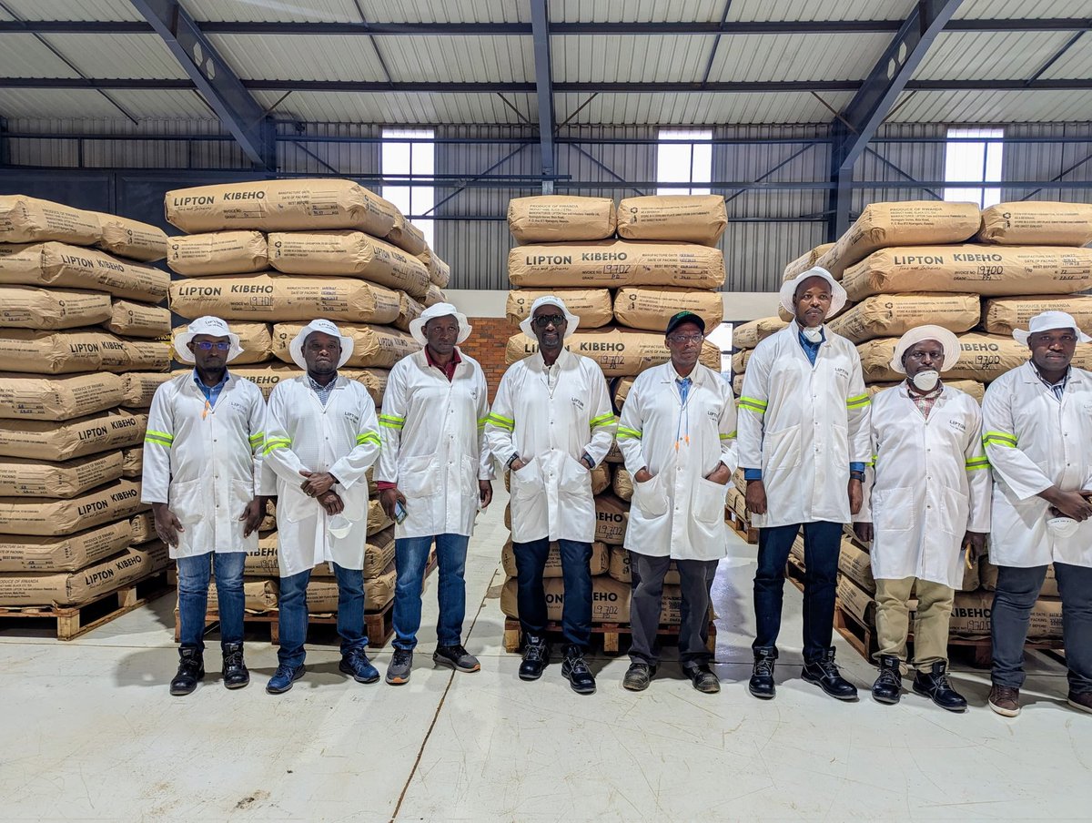 NAEB (@rwandagriexport) on Twitter photo As part of his visit to <a href="/NyaruguruDistr/">Nyaruguru District</a> , the CEO of NAEB visited #Kibeho Tea Factory today, where he toured the Factory and explored with its management, pathways to elevate tea quality and drive productivity.
#RwandaAgriExports As part of his visit to <a href="/NyaruguruDistr/">Nyaruguru District</a> , the CEO of NAEB visited #Kibeho Tea Factory today, where he toured the Factory and explored with its management, pathways to elevate tea quality and drive productivity.
#RwandaAgriExports