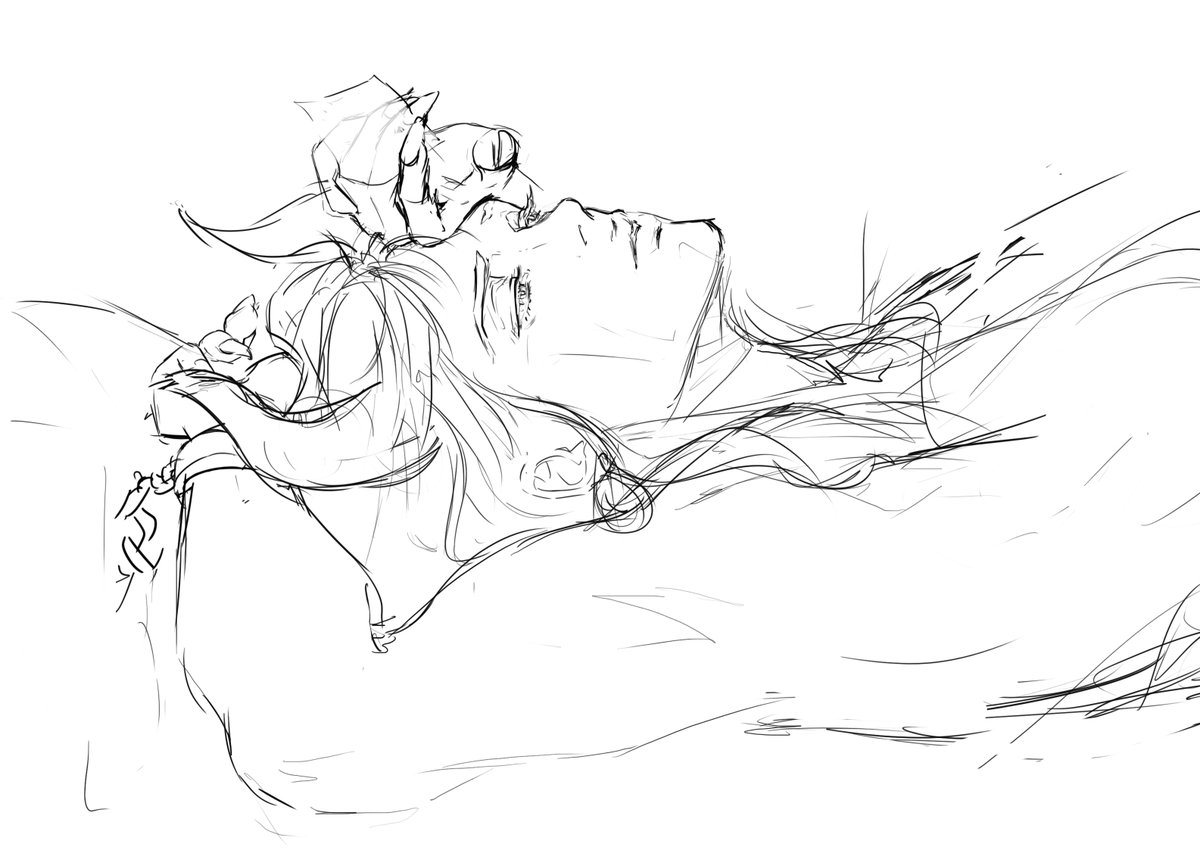 AtomicClover's tweet image. taking a break from coloring to give yamato the angsty bishonen treatment (why have I not done this before he's so pretty)