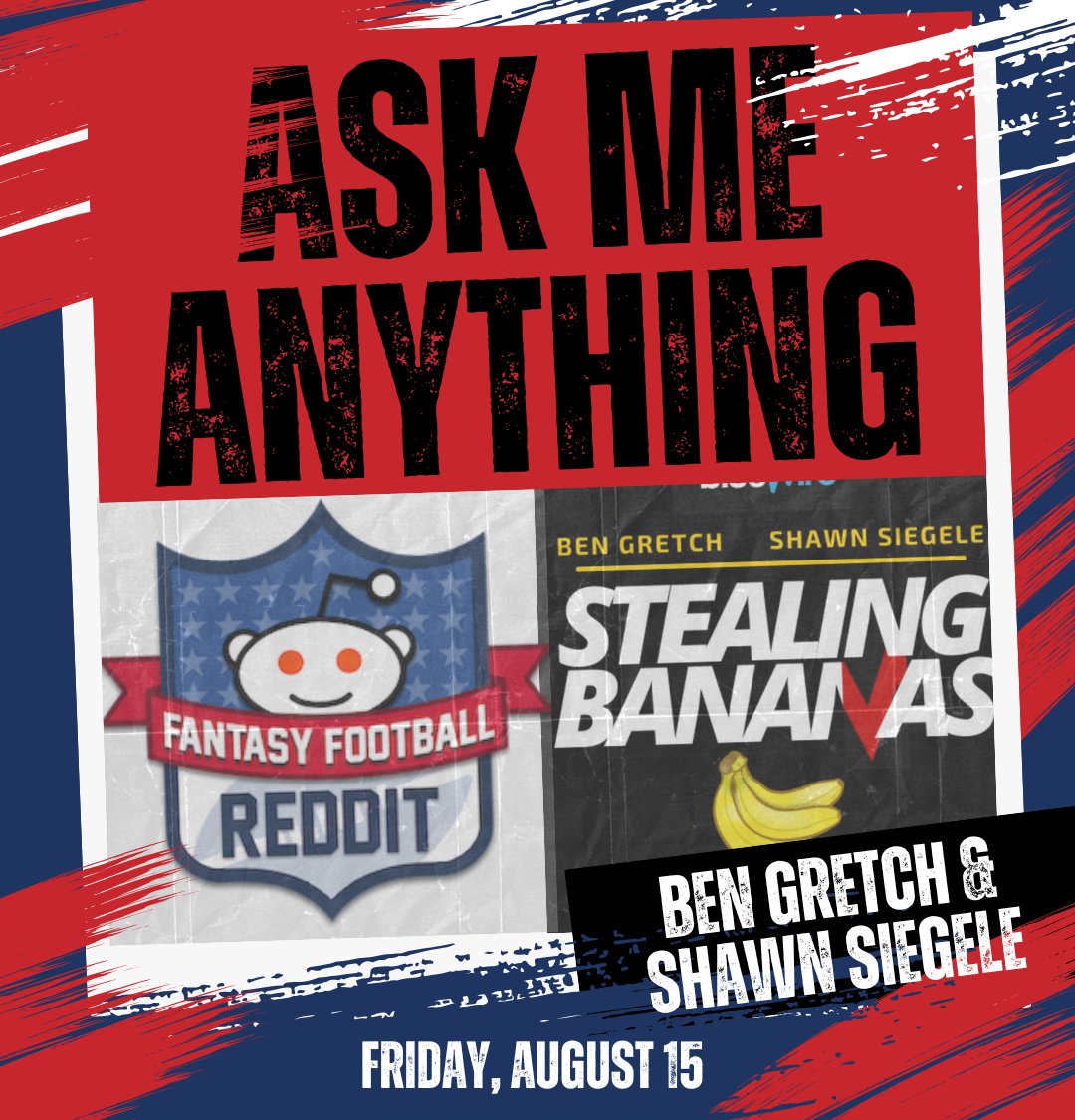 r/fantasyfootball (@reddit_ff) on Twitter photo "I believe it was August 12th (or thereabouts) in 2015 when my first fantasy football article was published at RotoViz"
Make sure this is on your calendar, come help <a href="/YardsPerGretch/">Ben Gretch</a> celebrate 10 years! "I believe it was August 12th (or thereabouts) in 2015 when my first fantasy football article was published at RotoViz"
Make sure this is on your calendar, come help <a href="/YardsPerGretch/">Ben Gretch</a> celebrate 10 years!