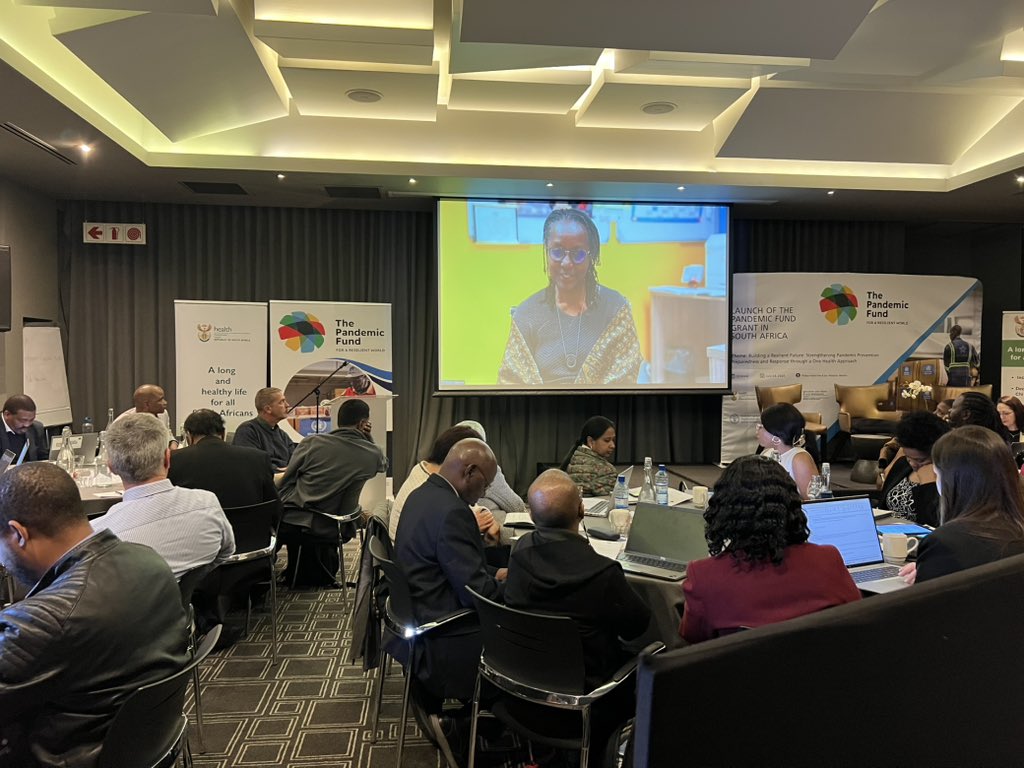 Partner Voices  |<a href="/FAOSouthAfrica/">FAOSouthAfrica</a> <a href="/UNICEF_SA/">UNICEF South Africa</a> <a href="/WHOSouthAfrica/">WHO South Africa</a>, and the @PandemicFund—shared powerful remarks during the launch, reaffirming their commitment to supporting South Africa’s pandemic preparedness and response efforts.
