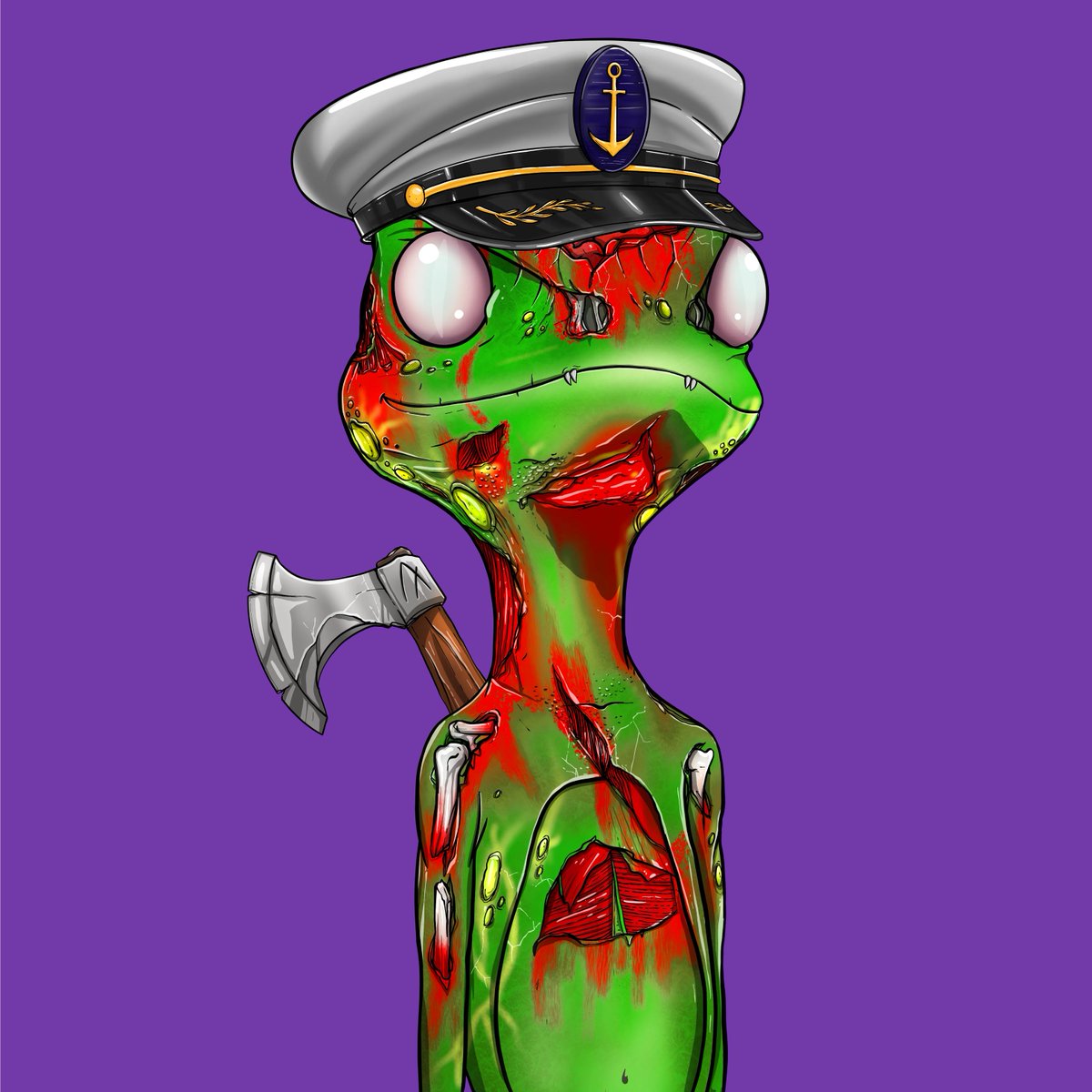 Pseudorca1435's tweet image. Whoop! Won this sweet af zombie MIA from a @WizardsofAlgo raffle! Thanks so much @Trueman_7 

Clean skins are the best ever