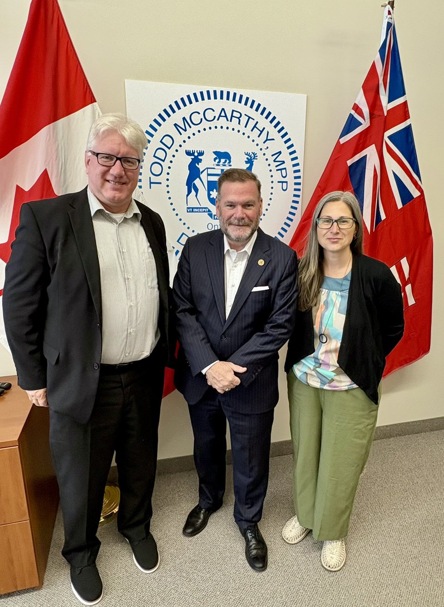 ToddJMcCarthy's tweet image. Today, I had the pleasure of meeting with Jason Hunt, Board Chair, and Brenda Slomka, Executive Director of Sloane’s House Paediatric Respite & Hospice Care Centre, at my constituency office. Sloane’s House is a much-needed “home away from home” that provides compassionate…
