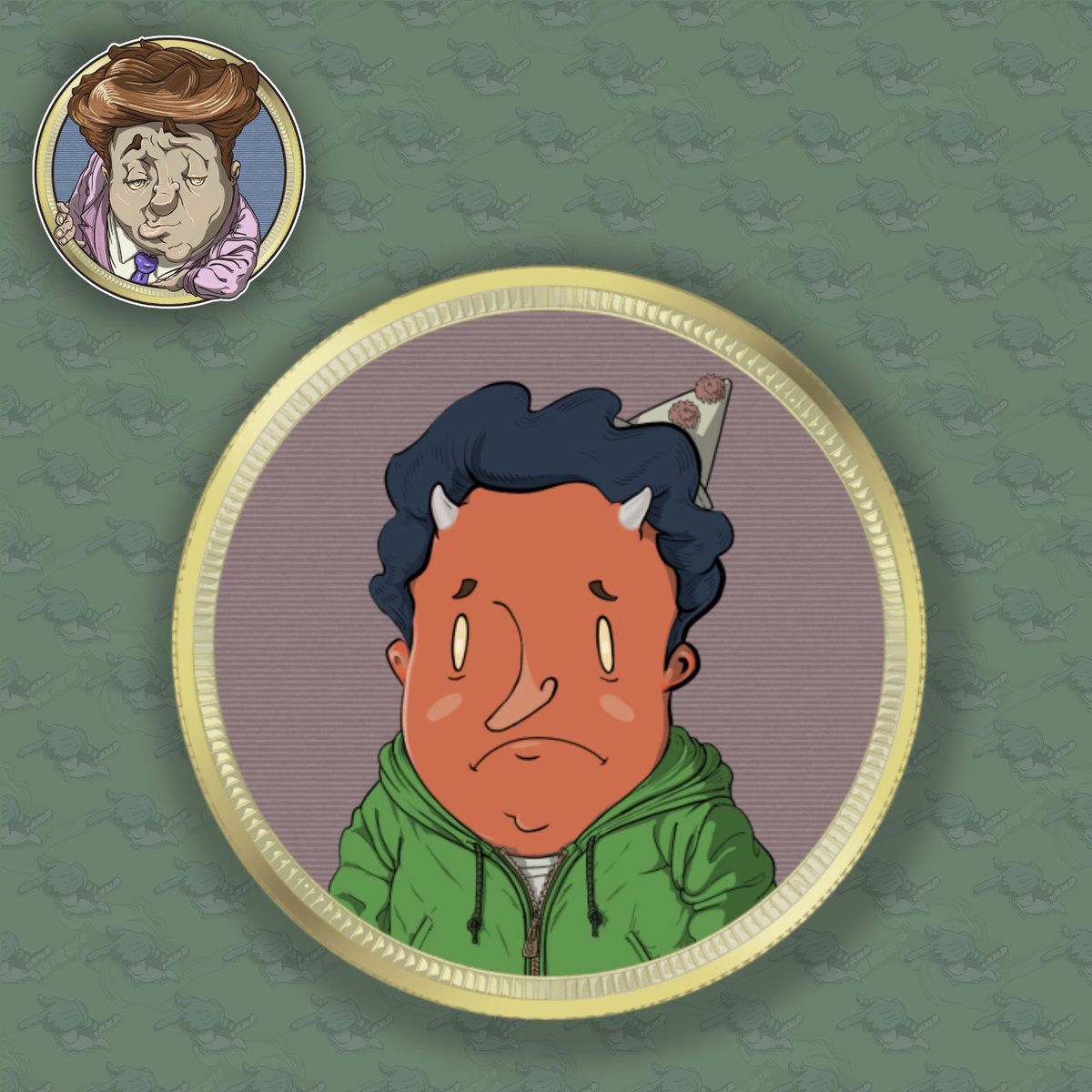 What’s this?! A hoodie?! A hoodie with a clown hat?!! No way! That’s not dapper wear! I don’t even own such a fashion faux pas. Are those horns? Why? Those bring back bad memories. No wonder I have a long face. Those dopes at Pot &amp; Kettle and their fancies! At least my nipples