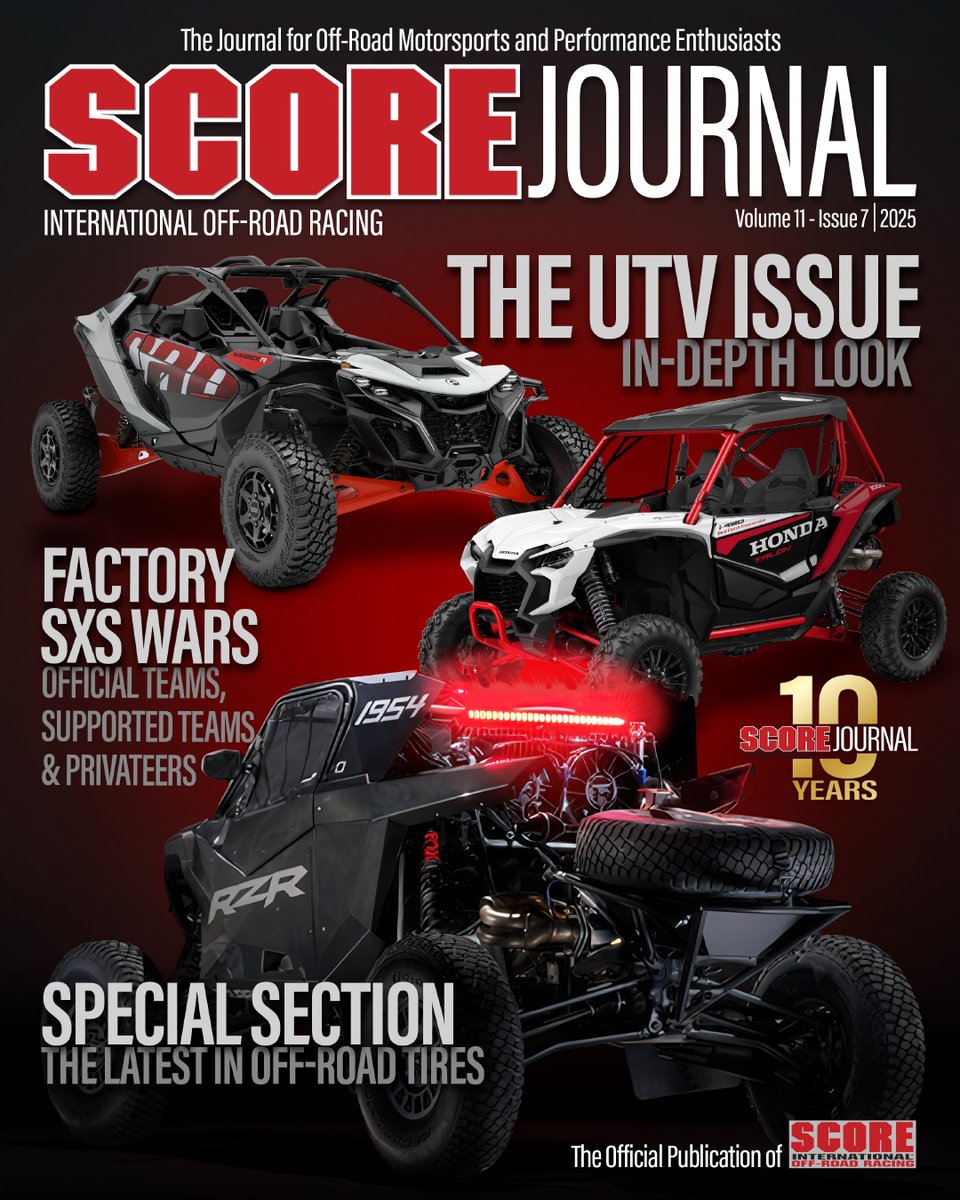 🔴 SCORE Journal
❗Read at: score-international.com

The SXS Factory Wars are heating up in Baja.

With manufacturers like Polaris, Can-Am, and Honda pushing the limits and a new generation of under-30 racers leading the charge, SCORE’s UTV classes have never looked like this.