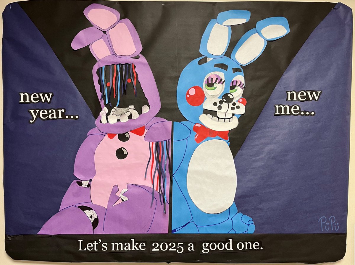 Is now a good time to post my RA bulletin board from new years?
#FNAF2movie #FNAFMovie2 #fnaf #fnaf2 #CollegeStudent