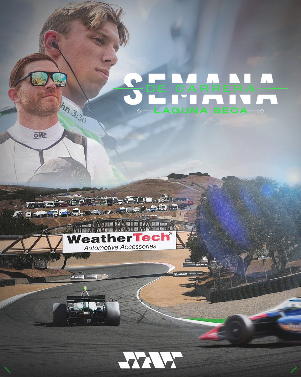 jhr_esp_'s tweet image. Semana de carrera en Laguna Seca 🇺🇸
Llegamos a uno de los escenarios más icónicos del calendario, listos para encarar un nuevo desafío. 
@ConorDaly22 y @sting_ray_robb están listos para dejar todo en pista 💪🏼
Vamos, JHR 💚🖤
#INDYCAR #JavaHouseGP