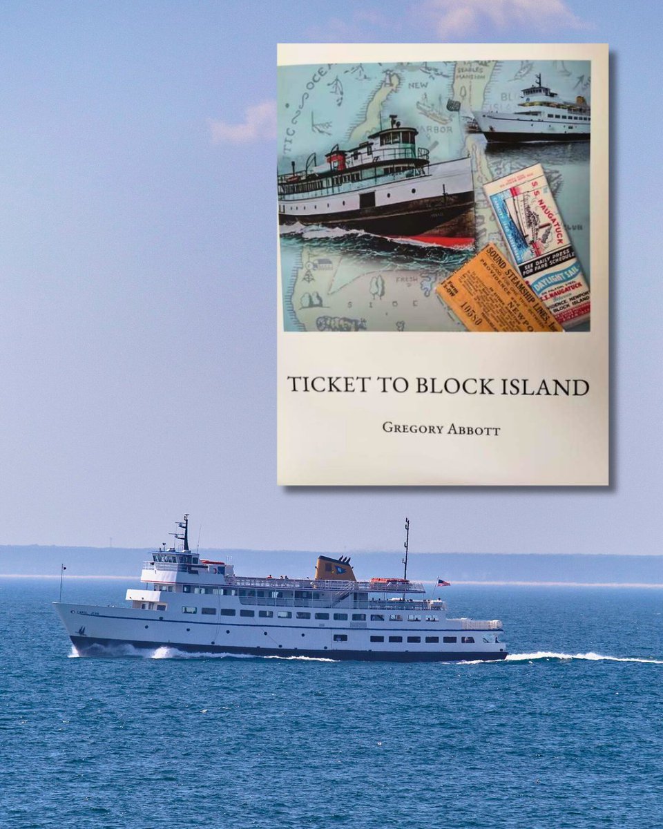 All aboard for a journey through history! 🚢 Ticket to Block Island by Gregory Abbott explores the steamships and ferry lines that carried passengers, freight, autos, and U.S. Mail to the island from the 1800s to today. Now available on our website: bit.ly/4lCvEkN